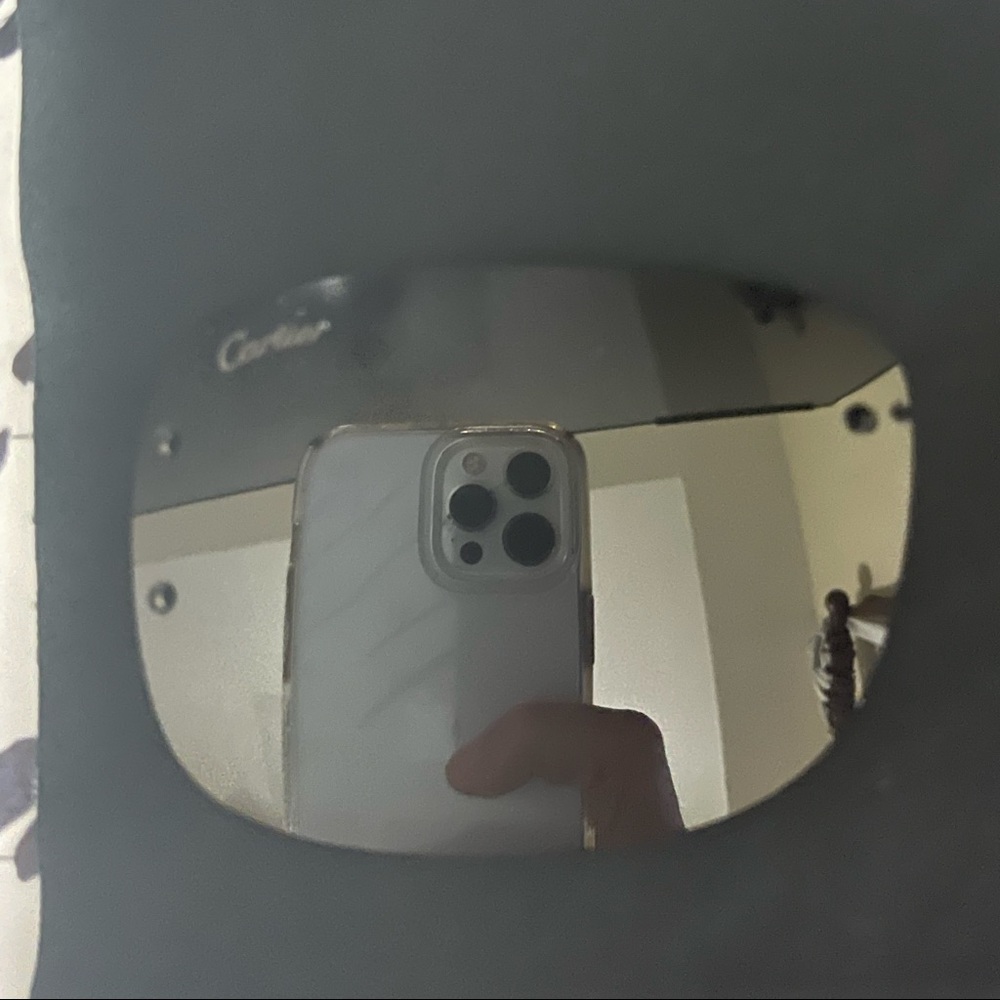 Brand new Authentic Cartier Big C mirror lenses.